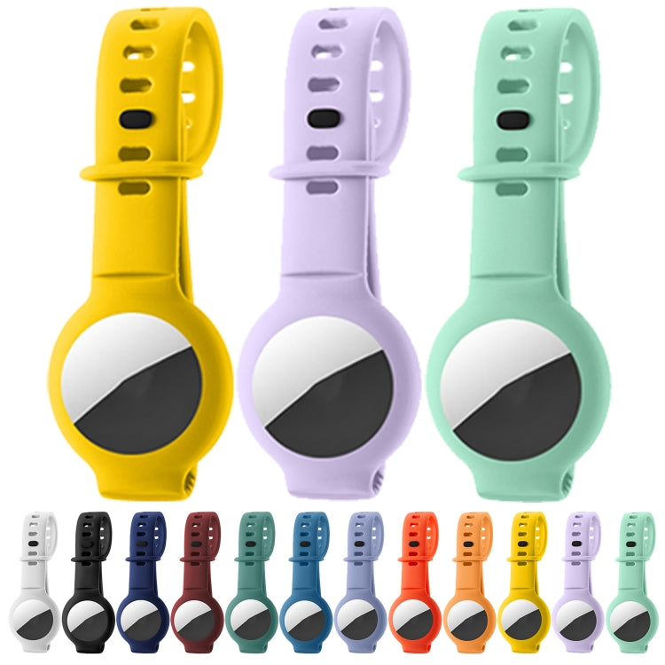 Silicone Anti-scratch Shockproof Protective Cover Soft Case For AirTag(Papaya) - free shipping - PMC Jewellery - Order now!