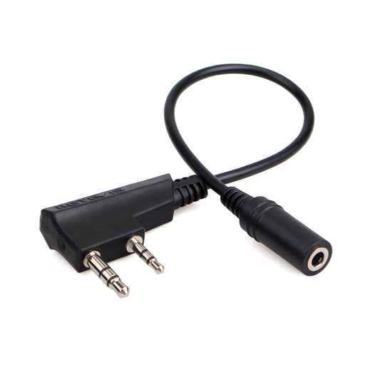 RETEVIS TCK01 Kenwood 2 Pin to 3.5mm Female Mobile Phone Audio Earphone Transfer Cable for RT21/RT22/RT24/RT7/RT27/H777 - free shipping - PMC Jewellery - Order now!