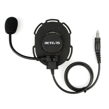 RETEVIS EH060K 2 Pin PPT Waterproof Tactical Military Headphone Microphone - free shipping - PMC Jewellery - Order now!