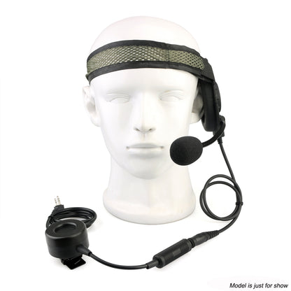 RETEVIS EH060K 2 Pin PPT Waterproof Tactical Military Headphone Microphone - free shipping - PMC Jewellery - Order now!