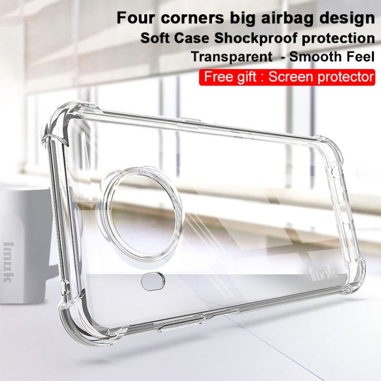 For Nokia X10 / X20 IMAK All-inclusive Shockproof Airbag TPU Case with Screen Protector(Transparent)