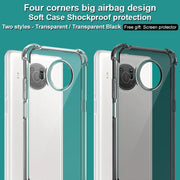 For Nokia X10 / X20 IMAK All-inclusive Shockproof Airbag TPU Case with Screen Protector(Transparent)