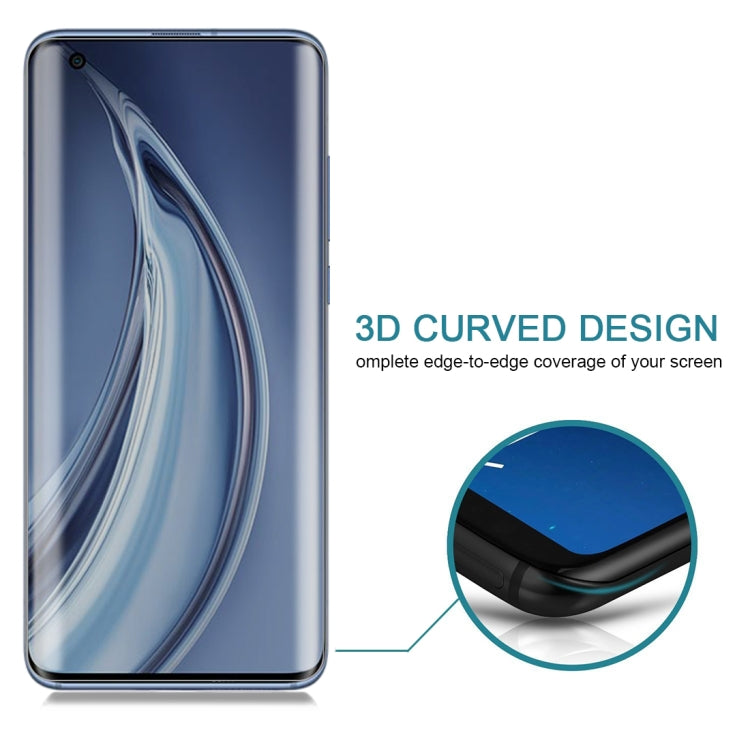 For Xiaomi Mi 10 Pro 25 PCS 0.3mm 9H Surface Hardness 3D Curved Surface Privacy Glass Film
