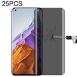 For Xiaomi Mi 11 25 PCS 0.3mm 9H Surface Hardness 3D Curved Surface Privacy Glass Film -  by PMC TechLife | Online Shopping South Africa | PMC TechLife