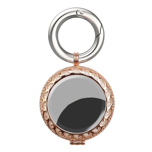 Copper Jewelry Style Shockproof Protective Cover Case with Keychain Hook Loop For AirTag(Rose Gold) - free shipping - PMC Jewellery - Order now!