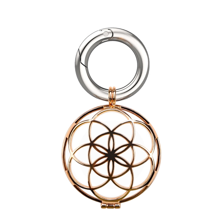 Copper Jewelry Style Shockproof Protective Cover Case with Keychain Hook Loop For AirTag(Rose Gold) - free shipping - PMC Jewellery - Order now!