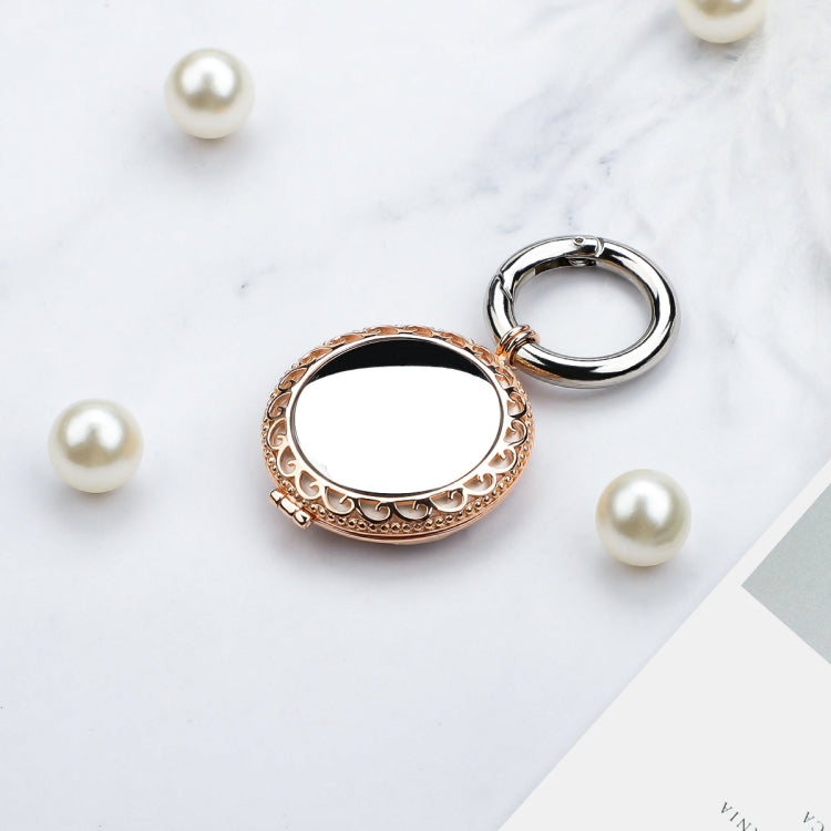 Copper Jewelry Style Shockproof Protective Cover Case with Keychain Hook Loop For AirTag(Rose Gold) - free shipping - PMC Jewellery - Order now!