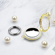 Copper Jewelry Style Shockproof Protective Cover Case with Keychain Hook Loop For AirTag(Gold)