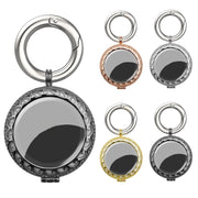 Copper Jewelry Style Shockproof Protective Cover Case with Keychain Hook Loop For AirTag(Gold)