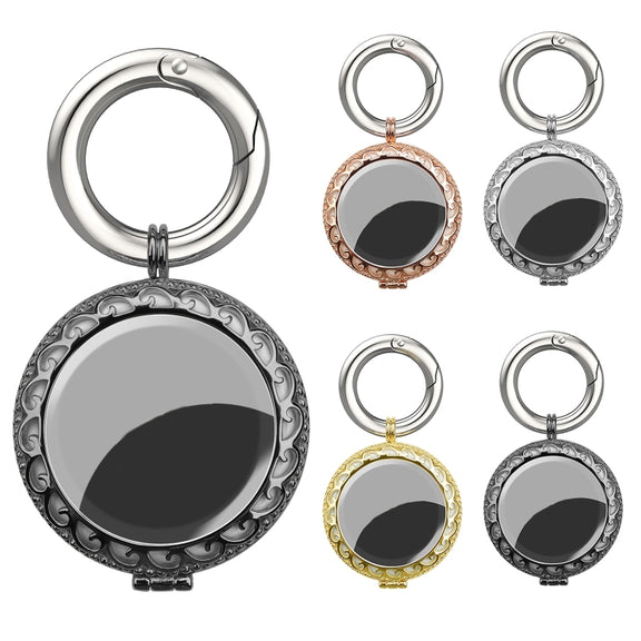 Copper Jewelry Style Shockproof Protective Cover Case with Keychain Hook Loop For AirTag(Gold)
