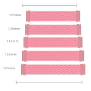 Compatible with Garmin Vivoactive 3 Adjustable Nylon Braided Elasticity Watch Band, Size:155mm(Pink)
