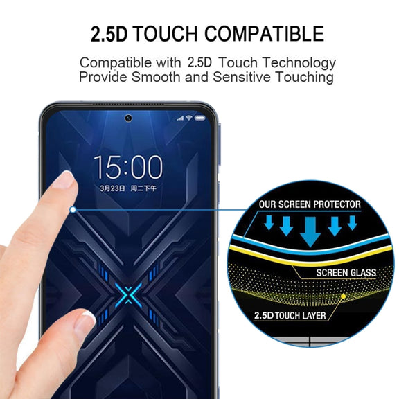 For Xiaomi Black Shark 4 / 4 Pro 25 PCS Full Glue Full Screen Tempered Glass Film