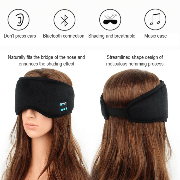 Bluetooth 5.0 Sleep Eye Masks Smart Wireless Music Eye Masks(Black) - Eye Masks by PMC TechLife | Online Shopping South Africa | PMC TechLife