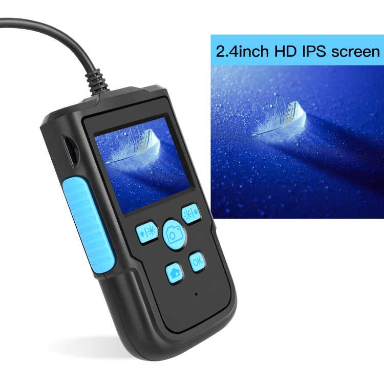 P60B 5.5mm 1080P 2.4 inch IPS Screen IP68 Waterproof HD Digital Endoscope, Length:10m Hard Cable - free shipping - PMC TechLife - Order now!