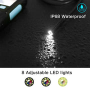 P60B 5.5mm 1080P 2.4 inch IPS Screen IP68 Water-resistant HD Digital Endoscope, Length:10m Hard Cable