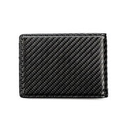 RFID Anti-theft Leather Men Wallet(Carbon Fiber Texture)