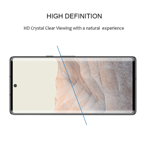 For Google Pixel 6 Pro Edge Glue 3D Curved Edge Full Screen Tempered Glass Film