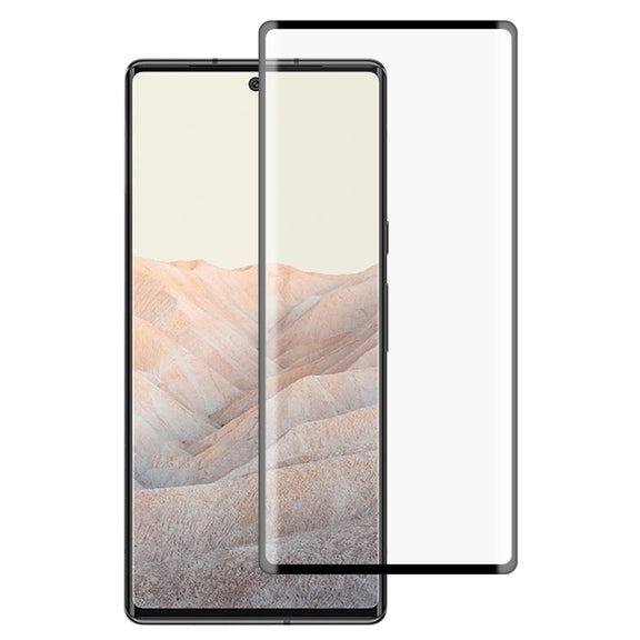 For Google Pixel 6 Pro Edge Glue 3D Curved Edge Full Screen Tempered Glass Film