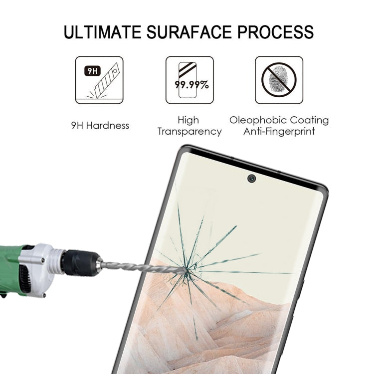 For Google Pixel 6 Pro Edge Glue 3D Curved Edge Full Screen Tempered Glass Film
