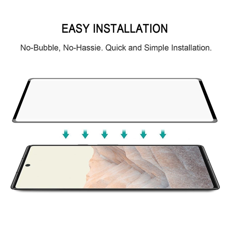 For Google Pixel 6 Pro Edge Glue 3D Curved Edge Full Screen Tempered Glass Film
