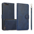 Calf Texture 2 in 1 Detachable Magnetic Back Cover Horizontal Flip Leather Case with Holder & Card Slots & Wallet & Photo Frame For iPhone 8 Plus / 7 Plus(Blue) - free shipping - PMC TechLife - Order now!