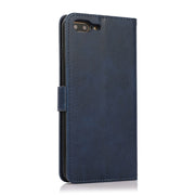 Calf Texture 2 in 1 Detachable Magnetic Back Cover Horizontal Flip Leather Case with Holder & Card Slots & Wallet & Photo Frame For iPhone 8 Plus / 7 Plus(Blue)