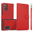 For Samsung Galaxy Note20 Calf Texture 2 in 1 Detachable Magnetic Back Cover Horizontal Flip Leather Case with Holder & Card Slots & Wallet & Photo Frame(Red) - free shipping - PMC TechLife - Order now!