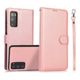 For Samsung Galaxy S20 FE Calf Texture 2 in 1 Detachable Magnetic Back Cover Horizontal Flip Leather Case with Holder & Card Slots & Wallet & Photo Frame(Rose Gold) - free shipping - PMC TechLife - Order now!