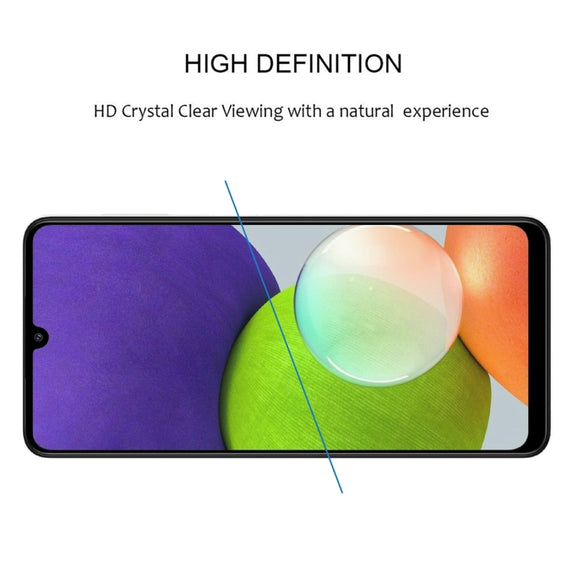 For Samsung Galaxy A22 4G Full Glue Full Cover Screen Protector Tempered Glass Film