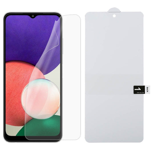 For Samsung Galaxy A22 5G Full Screen Protector Explosion-proof Front Hydrogel Film - For Samsung by PMC Jewellery | Online Shopping South Africa | PMC Jewellery | Buy Now Pay Later Mobicred