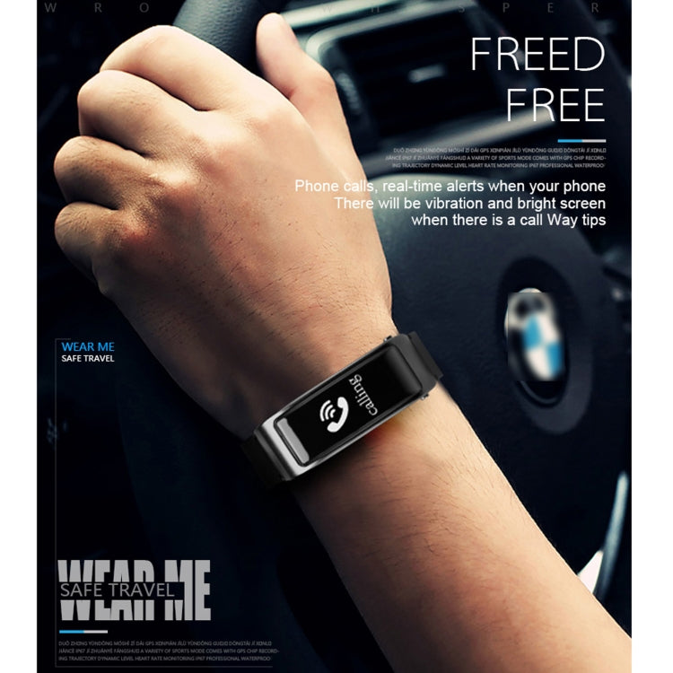 Y3 0.96 inch OLED Screen Smart Bracelet, Support Sleep Monitoring / Heart Rate Monitoring / Bluetooth Call(Black) - Smart Wristbands by PMC Jewellery | Online Shopping South Africa | PMC Jewellery | Buy Now Pay Later Mobicred
