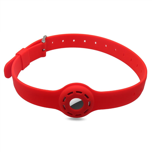 Pet Collar Anti-scratch Shockproof Silicone Protective Cover Case For AirTag(Red) - Pet Series by PMC Jewellery | Online Shopping South Africa | PMC Jewellery | Buy Now Pay Later Mobicred