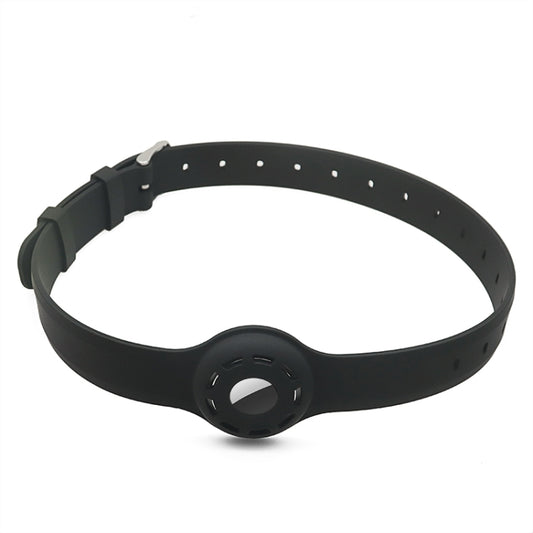 Pet Collar Anti-scratch Shockproof Silicone Protective Cover Case For AirTag(Black) - Pet Series by PMC Jewellery | Online Shopping South Africa | PMC Jewellery | Buy Now Pay Later Mobicred
