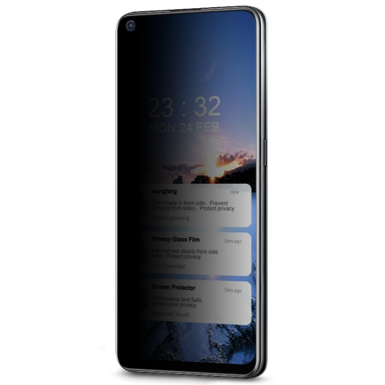 For OPPO F19 Pro / F19 Pro+ 5G / Find X3 Lite / Reno5 Z  / Reno5 F IMAK HD Anti-spy Tempered Glass Protective Film