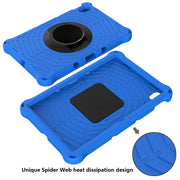 For Lenovo Tab P11 TB-J606F / XiaoXin Pad 11 Spider King EVA Protective Case with Adjustable Shoulder Strap & Holder(Blue)