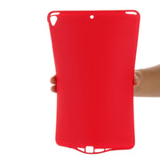 Solid Color Liquid Silicone Dropproof Full Coverage Protective Case For iPad Air / 9.7 2017 / 9.7 2018 / Pro 9.7(Red)