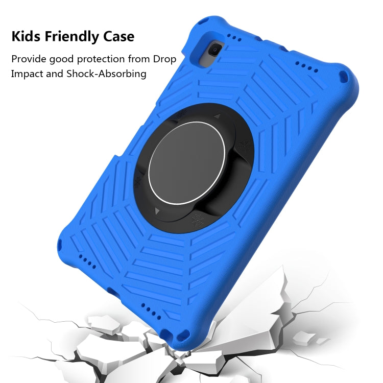 Spider King EVA Protective Case with Adjustable Shoulder Strap & Holder & Pen Slot For Samsung Galaxy Tab S6 Lite SM-P610 / SM-P615 / Tab A7 10.4 T500 / T860 / T720(Blue)
