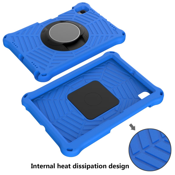 Spider King EVA Protective Case with Adjustable Shoulder Strap & Holder & Pen Slot For Samsung Galaxy Tab S6 Lite SM-P610 / SM-P615 / Tab A7 10.4 T500 / T860 / T720(Blue)