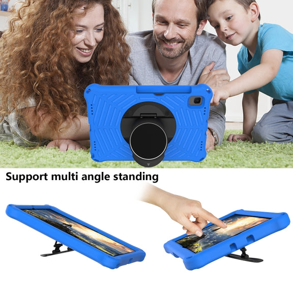 Spider King EVA Protective Case with Adjustable Shoulder Strap & Holder & Pen Slot For Samsung Galaxy Tab S6 Lite SM-P610 / SM-P615 / Tab A7 10.4 T500 / T860 / T720(Blue)