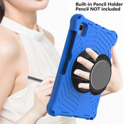 Spider King EVA Protective Case with Adjustable Shoulder Strap & Holder & Pen Slot For Samsung Galaxy Tab S6 Lite SM-P610 / SM-P615 / Tab A7 10.4 T500 / T860 / T720(Blue)
