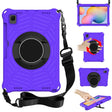 Spider King EVA Protective Case with Adjustable Shoulder Strap & Holder & Pen Slot For Samsung Galaxy Tab S6 Lite SM-P610 / SM-P615 / Tab A7 10.4 T500 / T860 / T720(Purple) - Tab S6 Lite P610 / P615 by PMC TechLife | Online Shopping South Africa | PMC TechLife | Buy Now Pay Later Mobicred