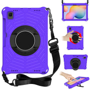 Spider King EVA Protective Case with Adjustable Shoulder Strap & Holder & Pen Slot For Samsung Galaxy Tab S6 Lite SM-P610 / SM-P615 / Tab A7 10.4 T500 / T860 / T720(Purple)