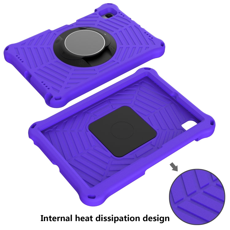 Spider King EVA Protective Case with Adjustable Shoulder Strap & Holder & Pen Slot For Samsung Galaxy Tab S6 Lite SM-P610 / SM-P615 / Tab A7 10.4 T500 / T860 / T720(Purple)