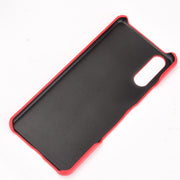 For Sony Xperia 10 III Shockproof Litchi Texture PC + PU Case(Grey)