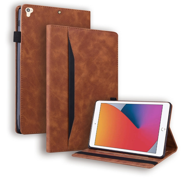 For iPad 9.7 2018 & 2017 / Pro 9.7 / Air 2 Business Shockproof Horizontal Flip Leather Case with Holder & Card Slots & Photo Frame & Pen Slot & Sleep / Wake-up Function(Brown) - free shipping - PMC TechLife - Order now!