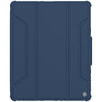 For iPad Pro 12.9 2022 / 2021 / 2020 NILLKIN Bumper Pro Horizontal Flip Leather Tablet Case with Pen Slot & Holder & Sleep / Wake-up Function (Blue) - free shipping - PMC TechLife - Order now!