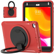 Shockproof TPU + PC Protective Case with 360 Degree Rotation Foldable Handle Grip Holder & Pen Slot For iPad mini 5 / 4(Red)