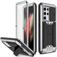 For Samsung Galaxy S21 Ultra 5G R-JUST Sliding Lens Cover Shockproof Dustproof Waterproof Metal + Silicone Case with Invisible Holder(Silver) - Galaxy S21 Ultra 5G Cases by R-JUST | Online Shopping South Africa | PMC TechLife | Buy Now Pay Later Mobicred