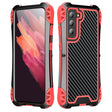 For Samsung Galaxy S21 FE R-JUST AMIRA Shockproof Dustproof Waterproof Metal Protective Case(Red) - Galaxy Phone Cases by R-JUST | Online Shopping South Africa | PMC TechLife | Buy Now Pay Later Mobicred