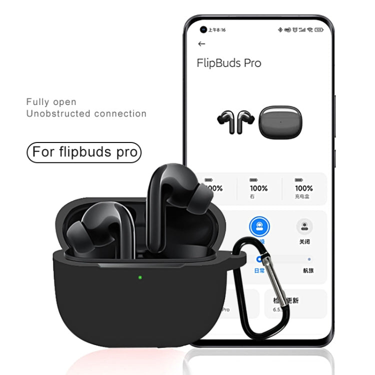 For Xiaomi FlipBuds Pro Full Coverage Liquid Silicone Protective Case(Yellow)